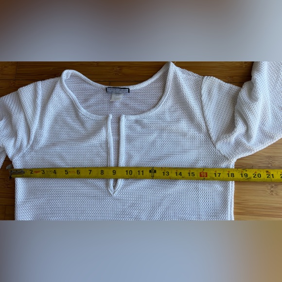 Jordan Taylor white mesh top swimsuit cover up tunic - Picture 9 of 9